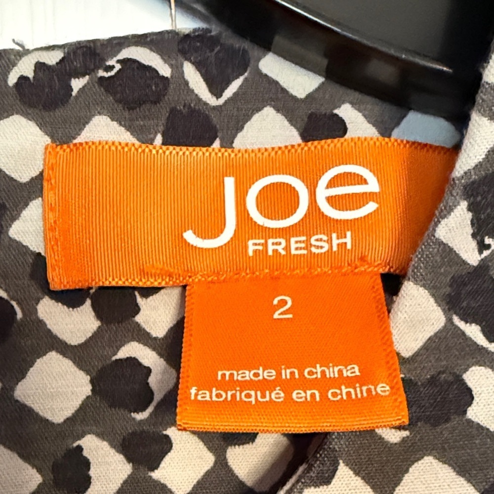 Joe Fresh Shift Dress with Geometric Pattern size 2 - Picture 2 of 10